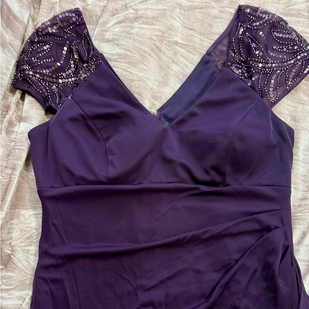 Xscape Purple Wedding Dress